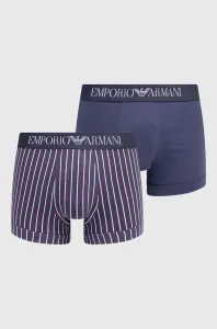 Boxerky Emporio Armani Underwear 2-pak pánske, tmavomodrá farba #8660632