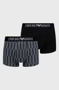 Boxerky Emporio Armani Underwear pánske, čierna farba #182453