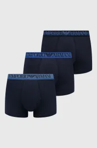 Boxerky Emporio Armani Underwear pánske, tmavomodrá farba #4397706