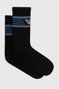 Ponožky Emporio Armani Underwear pánske, čierna farba #181455