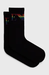 Ponožky Emporio Armani Underwear pánske, čierna farba #196951