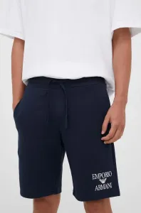 Šortky Emporio Armani Underwear tmavomodrá farba