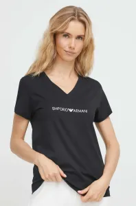 Čierne tričká Emporio Armani Underwear