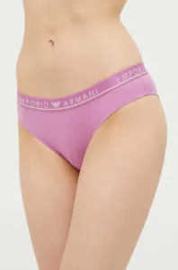 Nohavičky Emporio Armani Underwear 2-pak fialová farba