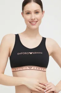 Podprsenka Emporio Armani Underwear čierna farba