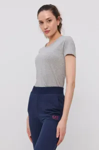 Tričko Emporio Armani Underwear dámske, šedá farba