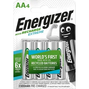 Energizer nabíjacia batéria HR6 Extreme AA 2300 FSB4, 4ks