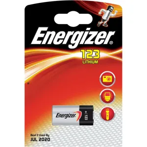 ENERGIZER CR123 3V (EL123AP), 1KS BLISTER