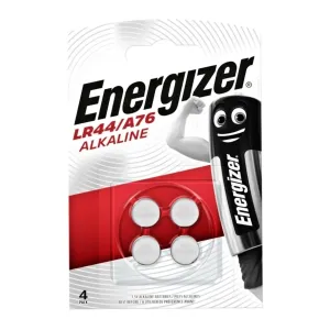 Energizer gombíková batéria A76/LR44 Alk BP4, 4ks