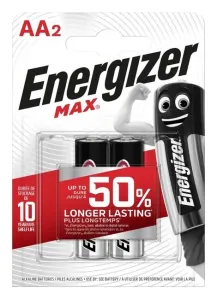 Energizer MAX alkalická batéria AA/2 LR6 FSB2, 2ks