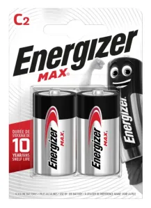 Energizer MAX alkalická batéria C E93, 2ks