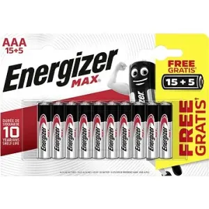 Energizer MAX AAA 15+5 zadarmo