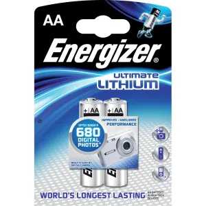 Batérie lítiová AA R6 1,5V ENERGIZER Ultimate 2ks / blister #17331