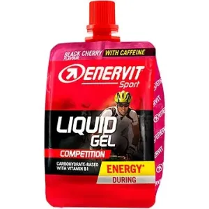 Energetický gél enervit liquid gel competition cherry with caffeine