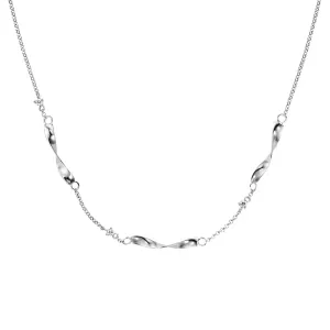Engelsrufer Elegantný strieborný náhrdelník s kubickou zirkóniou Twist ERN-TWIST-ZI