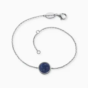 ENGELSRUFER strieborný náramok s kameňom lapis lazuli ERB-LILGEM-LP