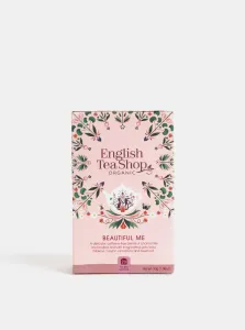 Bio bylinný čaj s harmančekom, ibištekom, škoricou, kakaom, pomerančom a rúžovými okvětnými lístkami English Tea Shop Pro krásu