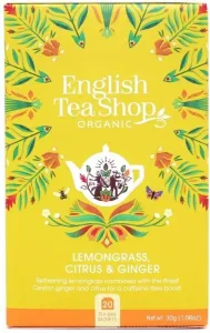 English Tea Shop BIO čaj Citrónová tráva, zázvor a citrusy - 20 sáčkov