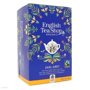 English Tea Shop Čierny čaj Earl Grey s bergamotom BIO 20 vrecúšok