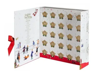 English Tea Shop Adventný kalendár kniha Wellness BIO 25 pyramidek