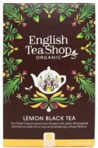 English Tea Shop Čierny čaj s citrónom BIO 20 vrecúšok