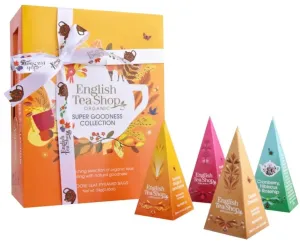 English Tea Shop Darčeková kolekcia Super goodness oranžová BIO 12 pyramidek