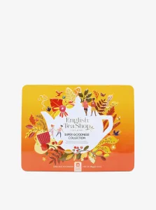 English Tea Shop Darčeková sada Super goodness oranžová BIO v plechovej kazete 36 sáčkov