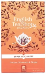 English Tea Shop Kakao, škorica a zázvor BIO 20 vrecúšok