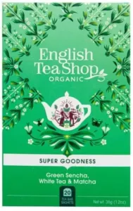 English Tea Shop Sencha, Biely čaj a Matcha BIO 20 vrecúšok