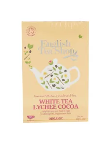 English Tea Shop Biely čaj s liči a kakaom BIO 20 vrecúšok