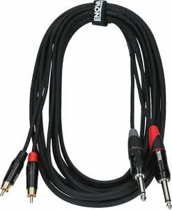 Káble 1 m RCA Jack Adapter cable stereo