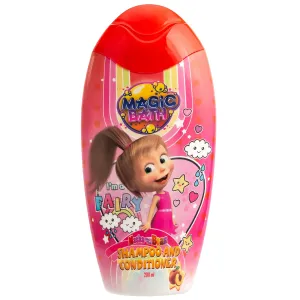 Masha & The Bear Magic Bath Shampoo and Conditioner šampón a kondicionér 2 v1 pre deti 200 ml