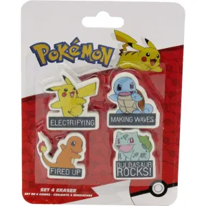 CyP Brands Pokémon školská guma - 4 ks