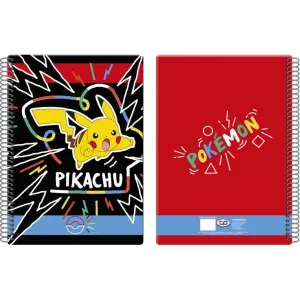 CyP Brands Špirálový zošit Pokémon Pikachu - veľkosť A4