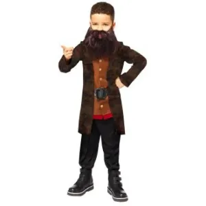 Amscan Detský kostým - Hagrid Veľkosť - deti: 6 - 8 rokov #1198379