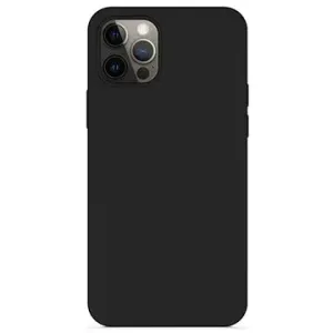 Epico Silicone Case iPhone 12 / 12 Pro – čierny