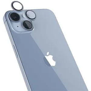 Epico Hliníkové ochranné sklo na šošovky fotoaparátu na iPhone 14/14 Plus modré