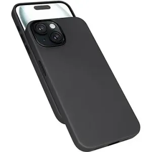 Epico Mag+ kožený kryt iPhone 15 Plus – čierny