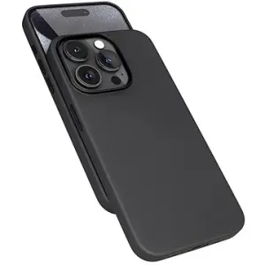 Epico Mag+ kožený kryt iPhone 15 Pro Max – čierny