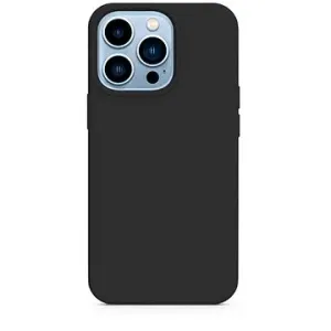 Epico Silikónový kryt na iPhone 13 mini s podporou uchytenia MagSafe - čierny