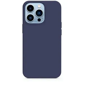 Epico Silikónový kryt na iPhone 13 s podporou uchytenia MagSafe - modrý