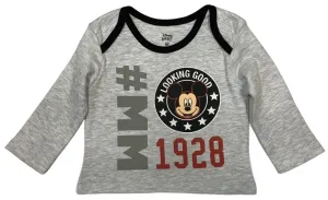 EPlus Detské tričko - Mickey Mouse sivé Veľkosť najmenší: 18 mesiacov