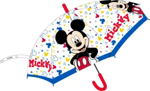 EPlus Detský dáždnik - Mickey Mouse transparentný