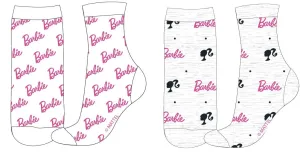 EPlus Sada 2 párov detských ponožiek - Barbie, rôzne vzory Veľkosť ponožiek: 31-34