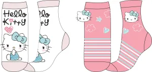 EPlus Sada 2 párov detských ponožiek - Hello Kitty Veľkosť ponožiek: 31-34