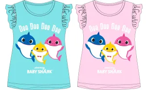 EPlus Dievčenské tričko - Baby Shark, tyrkysové Veľkosť - deti: 92