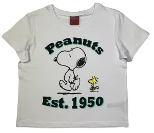 EPlus Dievčenské tričko - Snoopy biele Veľkosť - deti: 146