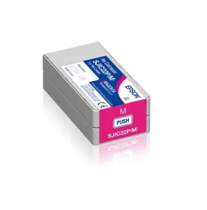 Epson SJIC22P(M) C33S020603 pre ColorWorks, purpurová (magenta) originálna cartridge #941374