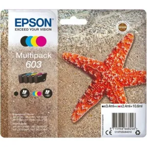 EPSON C13T03U64010 - originálna cartridge, čierna + farebná, 3,4ml
