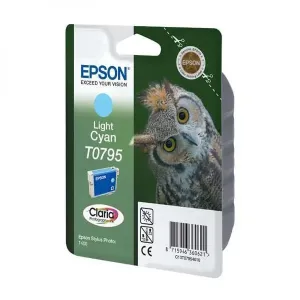 EPSON T0795 (C13T07954010) - originálna cartridge, svetlo azúrová, 11ml
